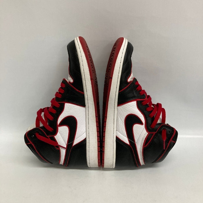 NIKE ナイキ スニーカー 555088-062 AIR JORDAN 1 RETRO HIGH OG エアジョーダン1 レトロ ハイ ブラッドライン  ブラック/レッド size27.5cm 瑞穂店