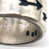 ホピ族 ベアクロー 矢じり シルバーリング size 15号 瑞穂店