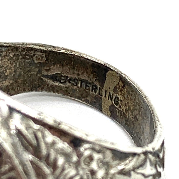U.S.NAVY 米海軍 スターリングシルバー カレッジリング STERLING Size 18号 福生店