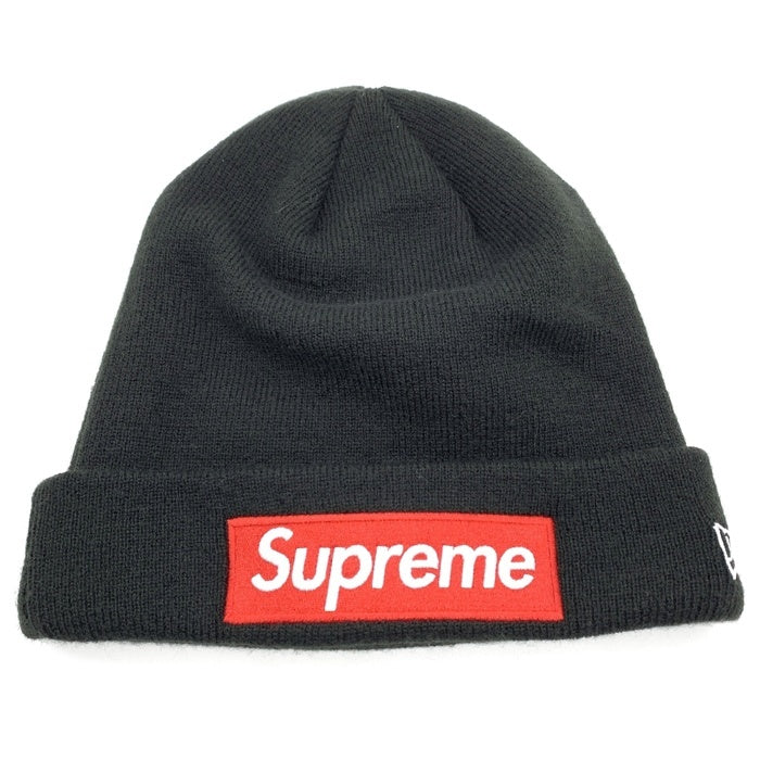 SUPREME シュプリーム 22AW New Era ニューエラ Box Logo Beanie ボックスロゴビーニーキャップ ブラック アクリル 福生店