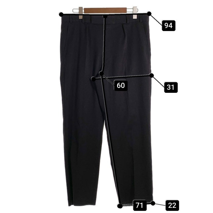 イギリス軍 TROUSERS,MAN‘S ,No.3 Dress 1タック トラウザーパンツ スラックス ブラック Size 75/96/112 福生店
