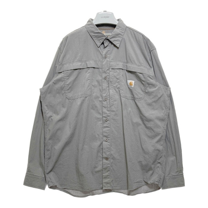Carhartt カーハート リップストップ ワークシャツ グレー sixeXL 瑞穂店