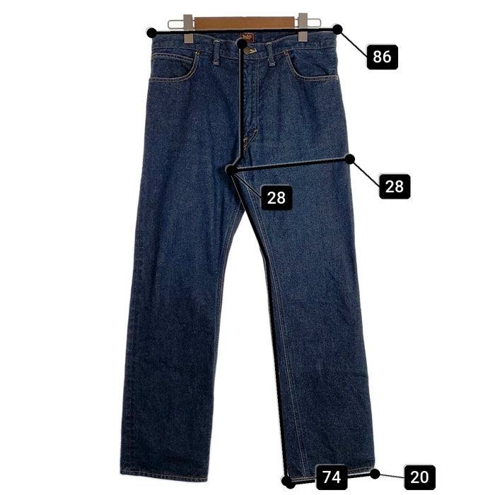 TOYS McCOY トイズマッコイ 001-Z ジッパーフライ テーパードデニムパンツ インディゴ Leeモデル TMP2303 Size 31 福生店