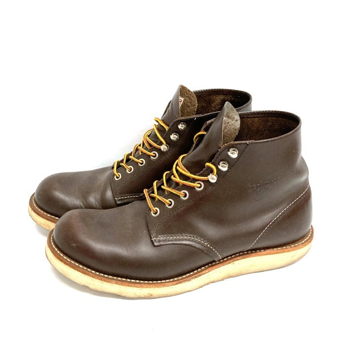 RED WING レッドウィング 8132 ROUND TOE ラウンドトゥ アイリッシュセッター ワークブーツ ブラウン size28cm 瑞穂店