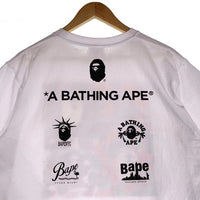 A BATHING APE アベイシングエイプ 23AW BAPE US Limited Collection Tee マルチカモプリント Tシャツ ホワイト Size L 福生店