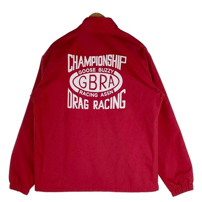 GOOSE BUZZY グースバジー STAND COLLAR RACING JACKET スタンドカラーレーシングジャケット 中綿 レッド GB-BL01 Size L 福生店
