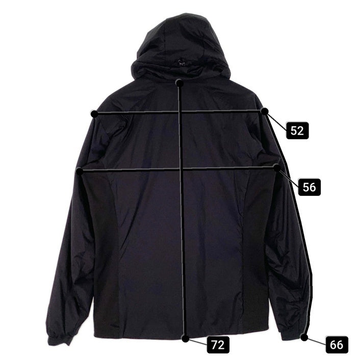 ARC'TERYX アークテリクス ATOM HOODY M アトムフーディ ナイロンジップパーカーブラック 中綿 X00000748702 03/24 Size M 福生店