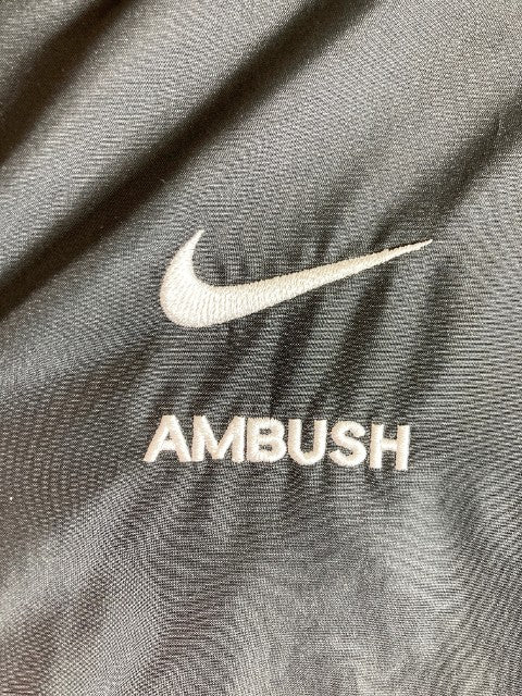 AMBUSH×NIKE アンブッシュ×ナイキ AQ9225-010 18AW Reversible Faux Fur Coat Jacket リバーシブルフェイクファー ジップアップブルゾン ブラック sizeS 瑞穂店