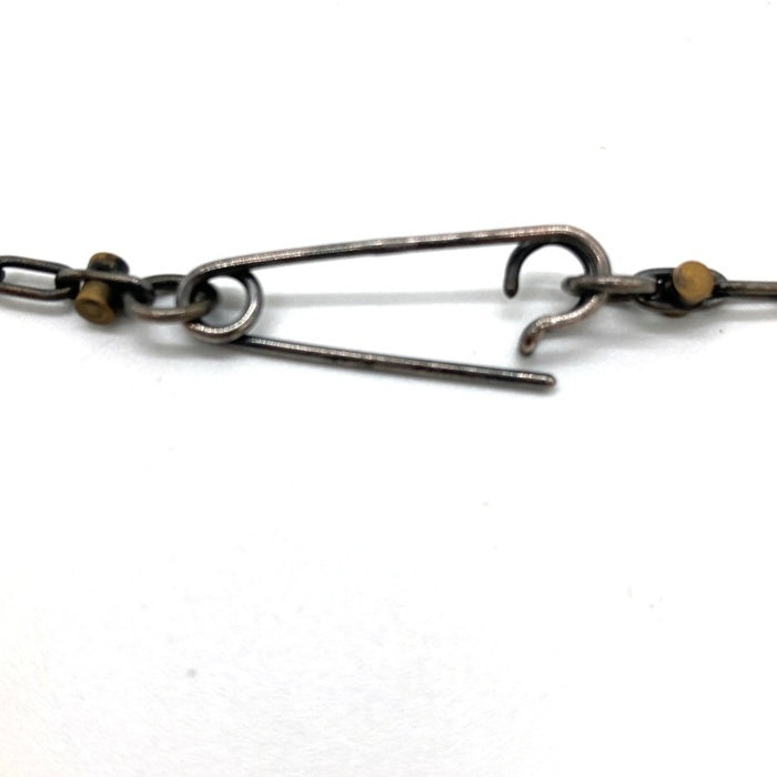 JAM HOME MADE ジャムホームメイド シルバーチェーンネックレス 安全ピン SILVER Size 50cm 瑞穂店