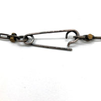 JAM HOME MADE ジャムホームメイド シルバーチェーンネックレス 安全ピン SILVER Size 50cm 瑞穂店