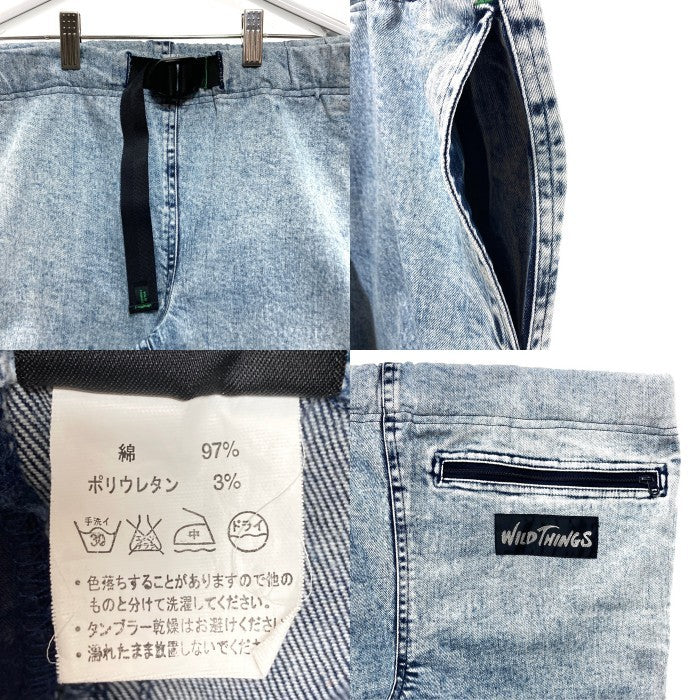 WILDTHINGS ワイルドシングス PT-0606SR デニムパンツ ライトインディゴ sizeM 瑞穂店