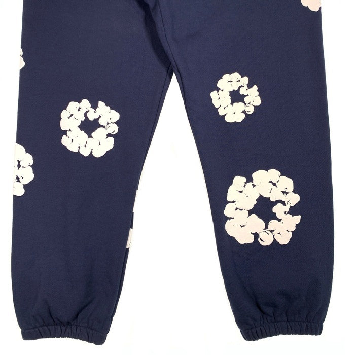 DENIM TEARS デニムティアーズ COTTON WREATH SWEAT PANTS コットンリース スウェットパンツ ネイビー Size XL 福生店