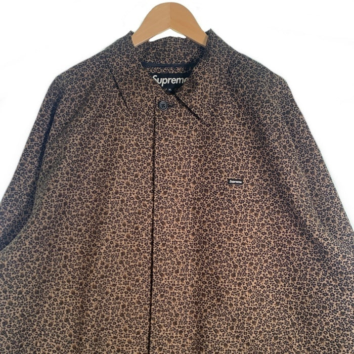 SUPREME シュプリーム 19AW GORE-TEX Overcoat ゴアテックス オーバーコート ロゴリフレクタープリント ブラウン 小花柄 Size XL 福生店