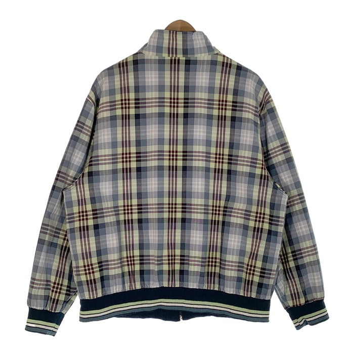 FUBU フブ チェック柄 ジップアップリブブルゾン ジャケット マルチ Size L 福生店