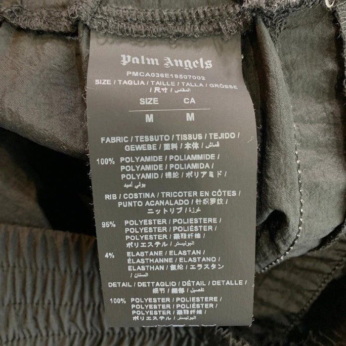 Palm Angels パームエンジェルス WINDBREAKER PANTS ウィンドブレーカー トラックパンツ ブラック ナイロン PMCA036E19507002 Size M 福生店