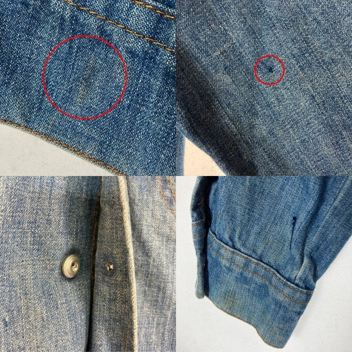 Lee リー 70's 三角タグ デニムシャツジャケット ライトインディゴ sizeS-R 瑞穂店
