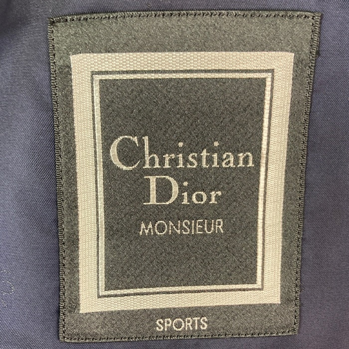 Christian Dior MONSIEUR クリスチャンディオール ムッシュ ウール ダブル ブレザー 金釦 テーラードジャケット ネイビー sizeL 瑞穂店
