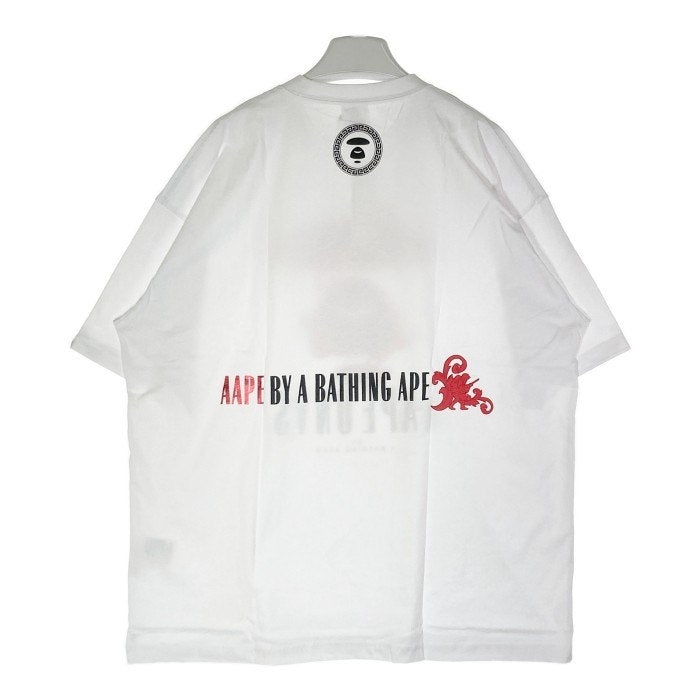aape BY A BATHING APE エーエーピーイー アベイシングエイプ プリントTシャツ  2024 福袋 ホワイト sizeXXL 瑞穂店