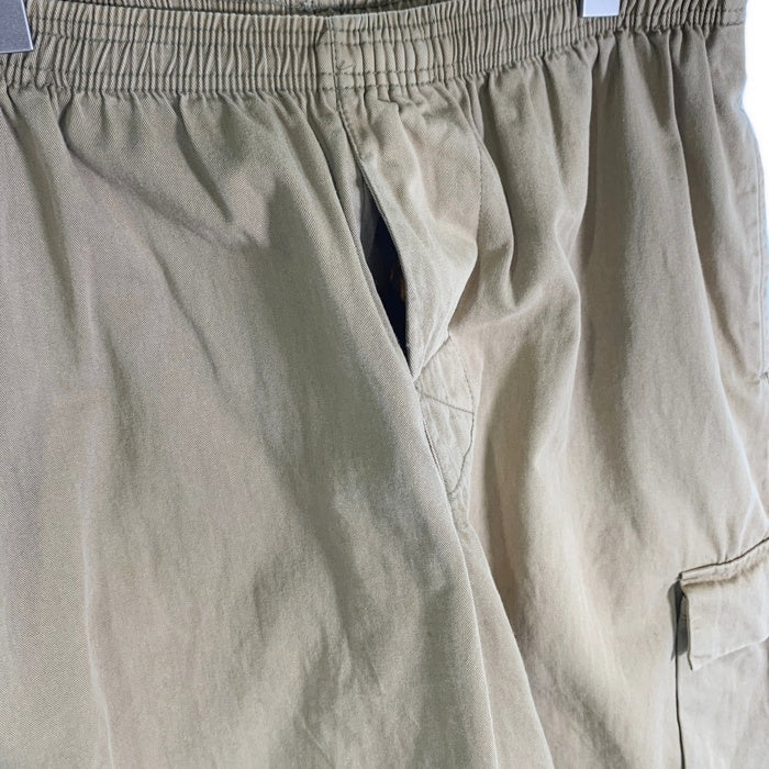 90-00's STUSSY ステューシー チノ カーゴショーツ ショートパンツ ベージュ カンボジア製 Size L 福生店