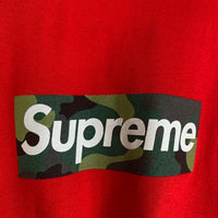 SUPREME シュプリーム 23AW Box Logo Tee Camo ボックスロゴ 半袖 Tシャツ レッド Size M 福生店