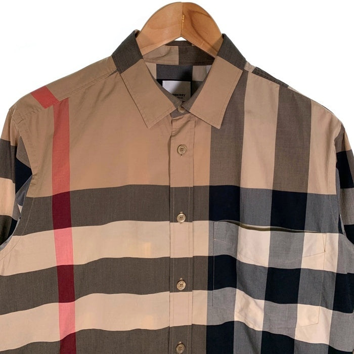BURBERRY バーバリー 長袖 チェックシャツ ベージュ 8010213 Size M 福生店