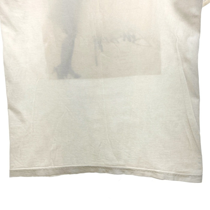 STUSSY ステューシー SKATE TOUGH YOU LITTLE BOY バックフォトプリントTシャツ ホワイト Size M 瑞穂店