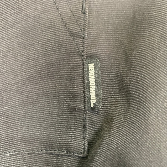 NEIGHBORHOOD ネイバーフッド 21AW HOME/E-SHIRT.LS ポリエステル プルオーバートップ ブラック カンガルーポケット 212TSNH-SHM06 Size 4 福生店