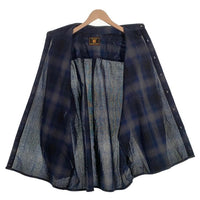 FB County エフビーカウンティー CHECKER SHIRTS オンブレチェックシャツ ネイビー ブラック Size L 福生店