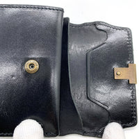 Dual デュアル EDIT エディット サドルプルアップコンパクトウォレット レザー ブラック (DCr-1040) 福生店