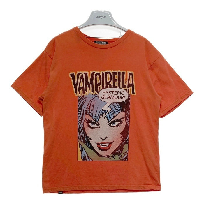 HYSTERIC GLAMOUR ヒステリックグラマー 23SS VAMPIRELLA CAUGHT DEMONS ヴァンピレラ デーモン プリントTシャツ オレンジ 02232CT07 Size M 瑞穂店