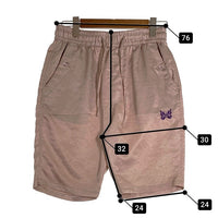 Needles ニードルズtring Cowboy Short - Poly Slub Sateen ストリングカウボーイショーツ サテンショートパンツ ベージュ MR255 Size S 福生店