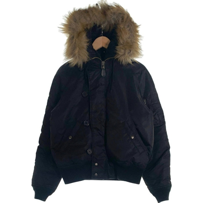 AVIREX アヴィレックス N-2B 中綿 ミリタリー フライトジャケット ブラック 6152176 Size L 福生店