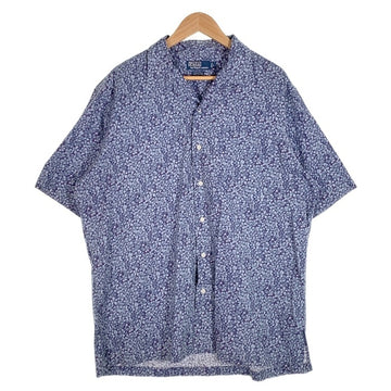 Polo by Raph Lauren ポロラルフローレン CALDWELL コットン オープンカラーシャツ 花柄 半袖 ブルー Size L 福生店