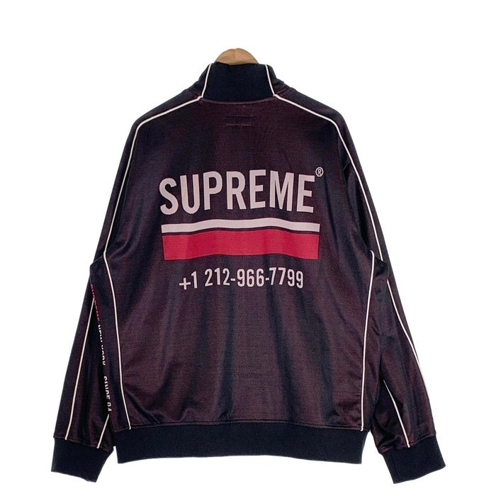 SUPREME シュプリーム 22AW World Famous Jacquard Track Jacket ワールドフェイマス ジャカード トラックジャケット ブラック Size XXL 福生店
