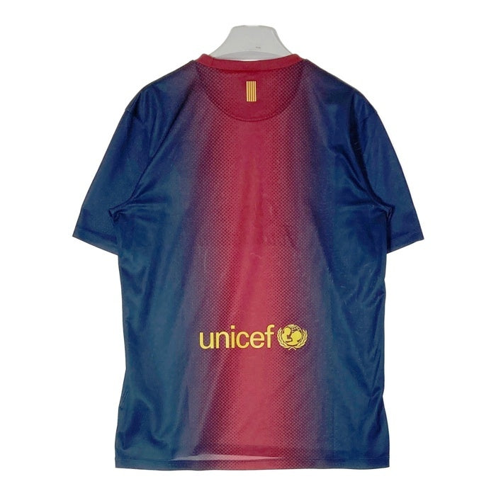NIKE ナイキ 478325-410 12/13 FCバルセロナ ユニフォーム ホーム ユニセフ  ネイビー×レッド sizeM 瑞穂店
