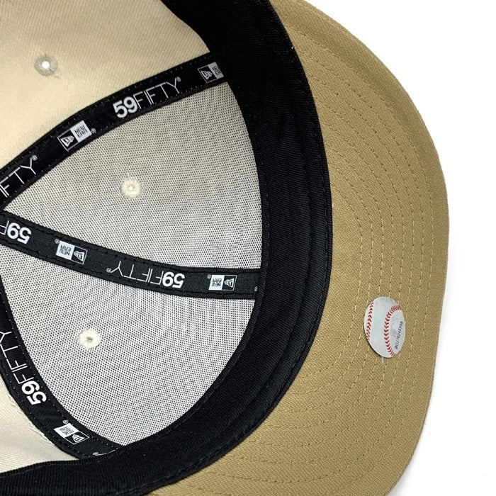 New Era ニューエラ 59FIFTY ONSPOTZ オンスポッツ別注 2トーン ベースボールキャップ ベージュ Size 7 5/8 (60.6cm) 福生店