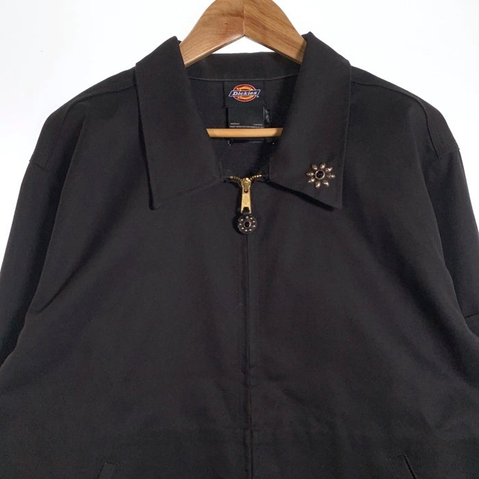 DICKIES ディッキーズ HTC エイチティーシー EISENHOWER JACKET アイゼンハワー ジャケット ブラック フラワースタッズ Size XL 福生店