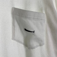 DESCENDANT ディセンダント モックネック ポケット ロングスリーブTシャツ ホワイト Size 2 福生店