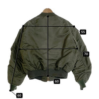 70's U.S. ARMY ALPHA INDUSTRIES アルファインダストリーズ AIR FORCE 米空軍 MA-1 L-2B フライトジャケット オリーブ DSA100-74-C-1559 8414-00-817-0596 Size XL 福生店