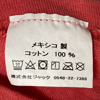 STUSSY ステューシー PEACE AND LOVE プリントロングＴシャツ レッド sizeM 瑞穂店