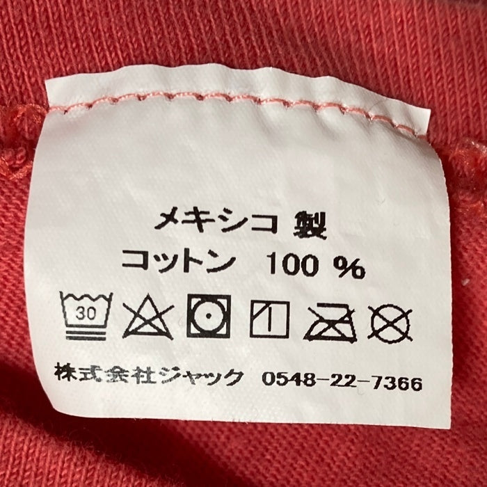 STUSSY ステューシー PEACE AND LOVE プリントロングＴシャツ レッド sizeM 瑞穂店