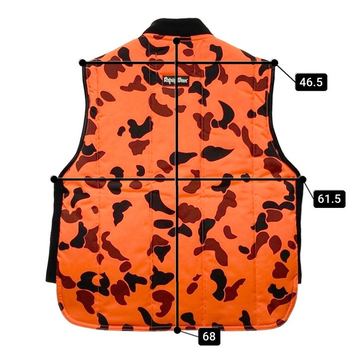 SUPREME シュプリーム 20AW RefrigiWear Insulated Iron-Tuff Vest リフレッジウェア インスレイトアイアンタフベスト 中綿 オレンジ Size M 瑞穂店