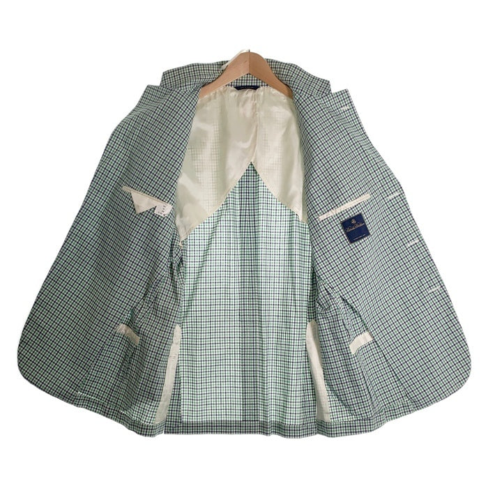 Brooks Brothers ブルックスブラザーズ コットン ギンガムチェック 3B テーラードジャケット グリーン Size 44R 福生店