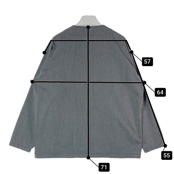 Schott ショット 782-4120007 COTTON COVERT SLEEPING SHIRT スリーピングシャツ グレー sizeL 瑞穂店