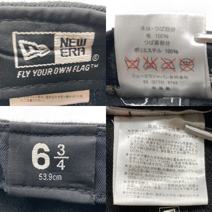 NEW ERA ニューエラ 59FIFTY ベースボールキャップ ブラック Size53.9 瑞穂店