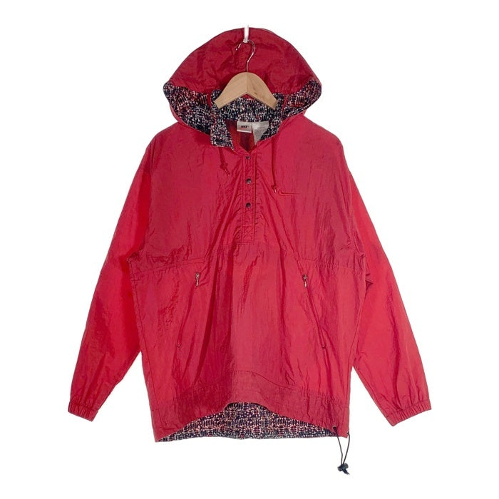 00's NIKE ナイキ ナイロン プルオーバーパーカー アノラック レッド Size YOUTH L (12-14) 福生店