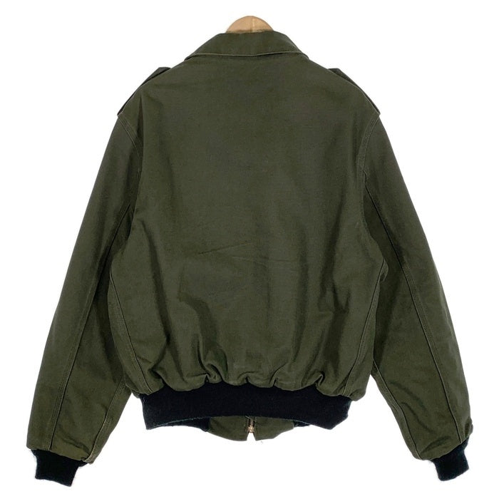 90`s Carhartt カーハート ダック ボンバージャケット サンタフェ モスグリーン JR264 Size L 福生店