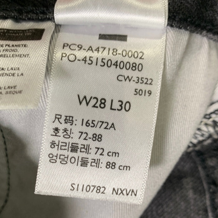 Levi's リーバイス 567 STAY LOOSE FLARE デニムパンツ ブラック A4718-0002 Size W28 L30 福生店