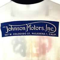 TOYS McCOY トイズマッコイ Johnson Motors,Inc プリントリンガーTシャツ ホワイト sizeS 瑞穂店