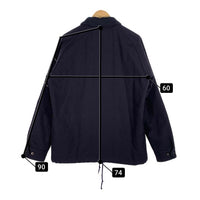 Yohji Yamamoto ヨウジヤマモト New Era ニューエラ Wool Coach Jacket ウール コーチジャケット ネイビー 中綿 HR-Y30-145 Size L 福生店